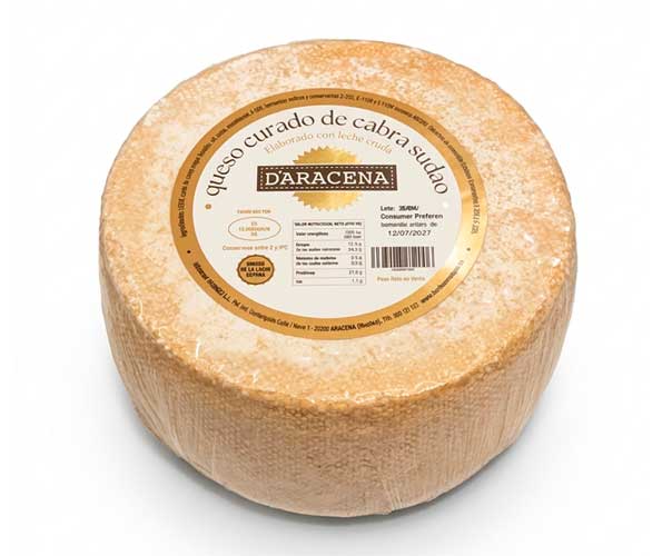 Queso curado de cabra sudao D Aracena